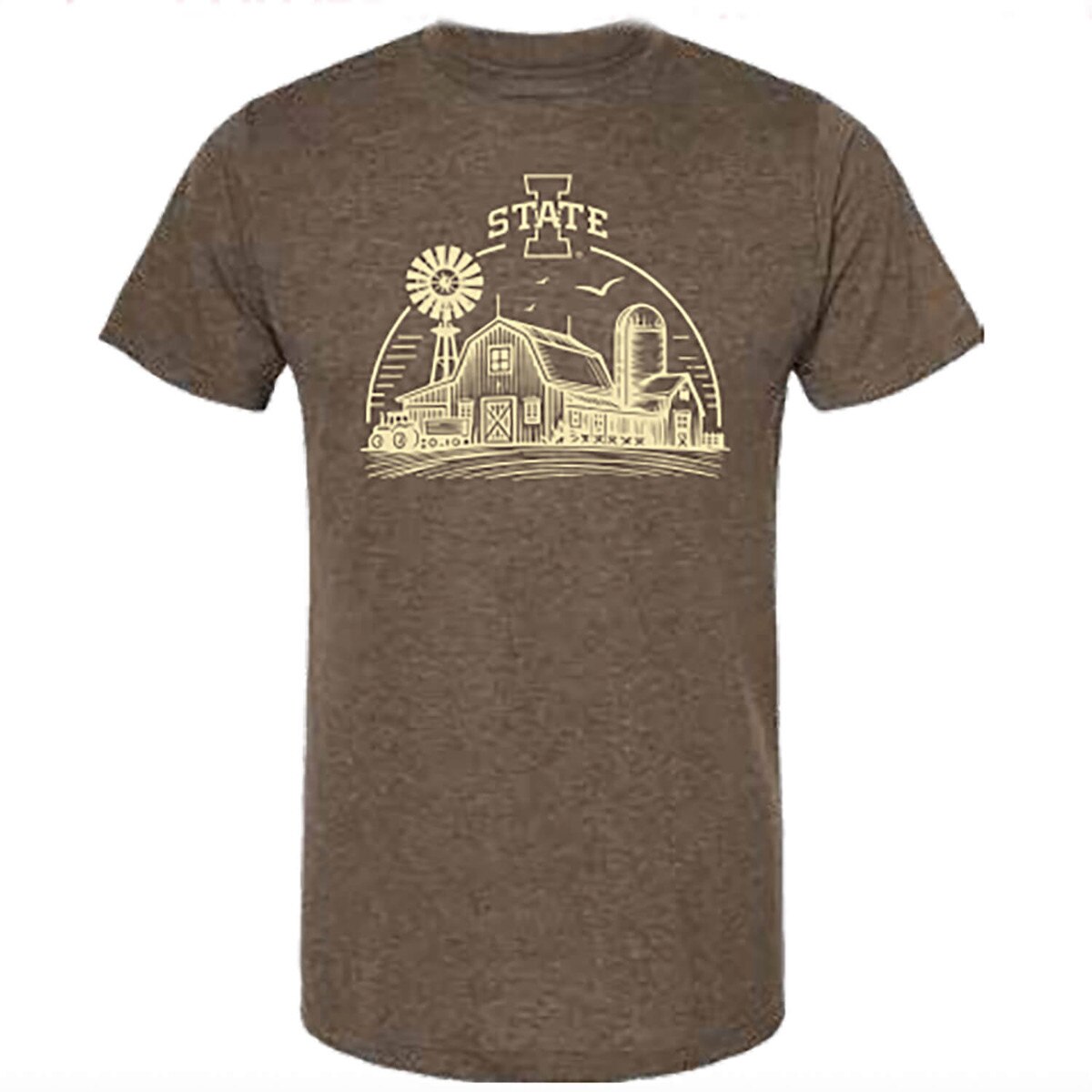 College House I-State Heather Brown ISF26 Farm Short Sleeve T-Shirt vendor image